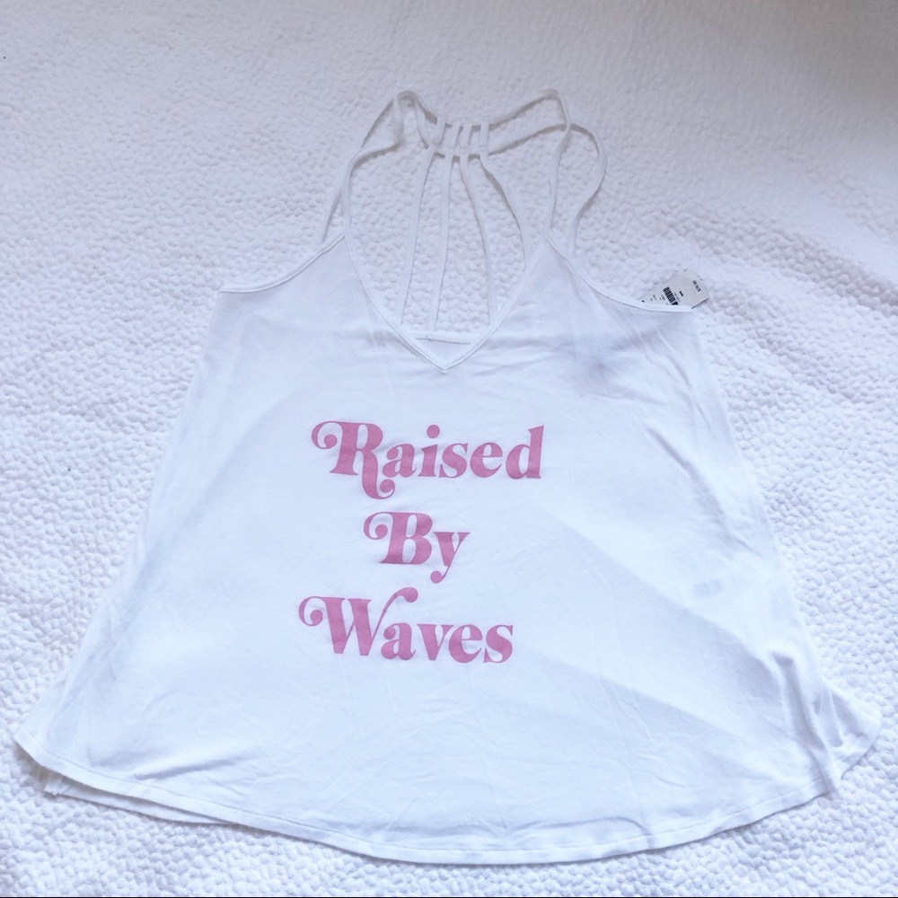 Express “ Raised By The Waves” Graphic Top